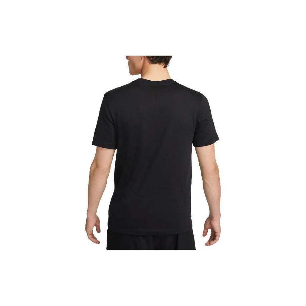 Nike Мужская футболка с круглым вырезом и коротким рукавом с логотипом, черные FD0125-010