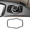 Углеродное волокно, автомобильная мультимедийная кнопка, ручка, рамка, декоративная наклейка для BMW E60 E61 2004-2010, автомобильные аксессуары для интерьера