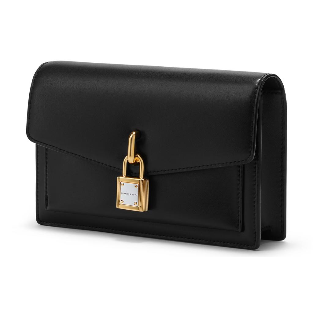 Charles & Keith Chain Versatile Fabric Small Square Shoulder Crossbody Bag Women bags CK2-80770605