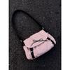 Unique Design Pink Cloud Backpack, Sweet Girl-Style Cute Underarm Bag, Fashion Versatile Outdoor Going Out Commuting Shopping Bow Shoulder Bag