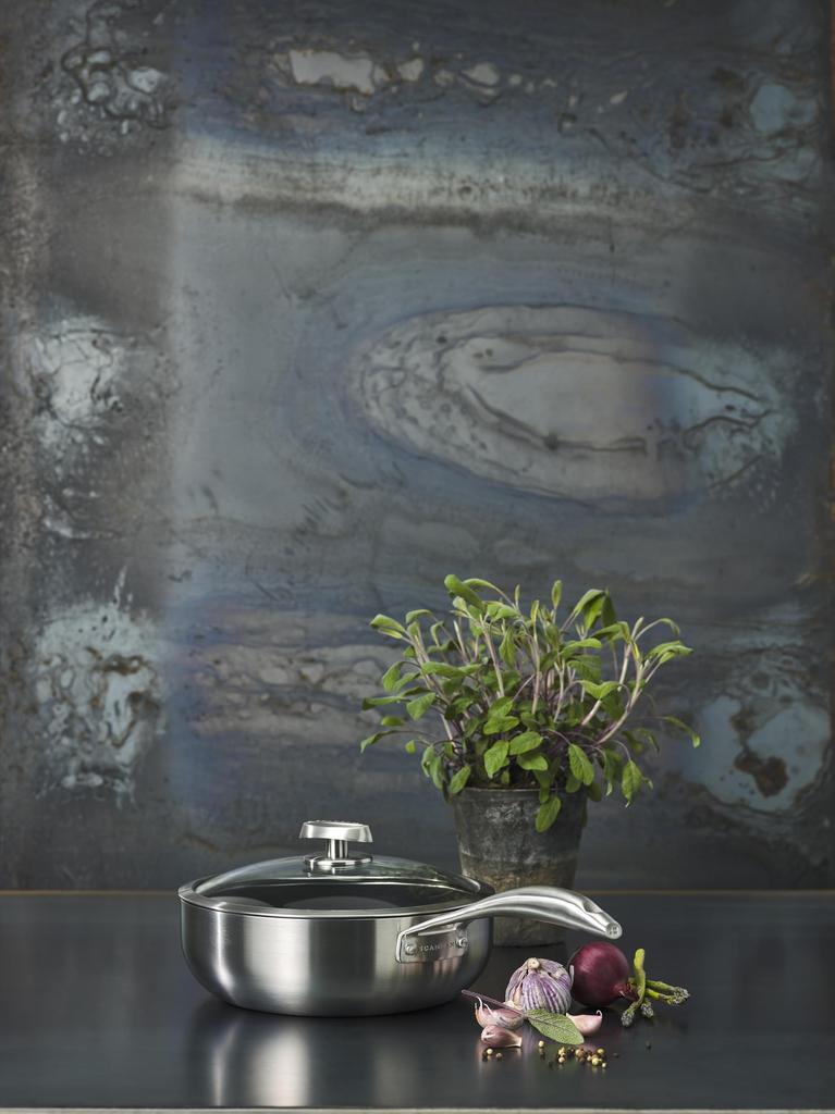 Scanpan Series Deep Saute Pan 26cm IH compatible Deep frying pan CS+ (with lid) STRATANIUM+