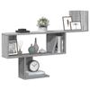VidaXL Wall Shelf Sonoma Grey 100x15x70 Cm Engineered Wood 853196