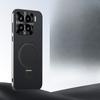Подходит для Xiaomi 15pro Чехол для телефона Подставка Магнитное крепление 15por Объектив Все включено Деловой Мужской Противоударный Однотонный Кожаный Чехол