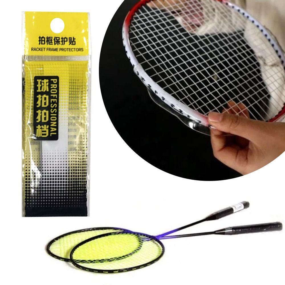 Self Adhesive Racket Head Protector Tape Transparent Racket Head Stickers Sport Equipment