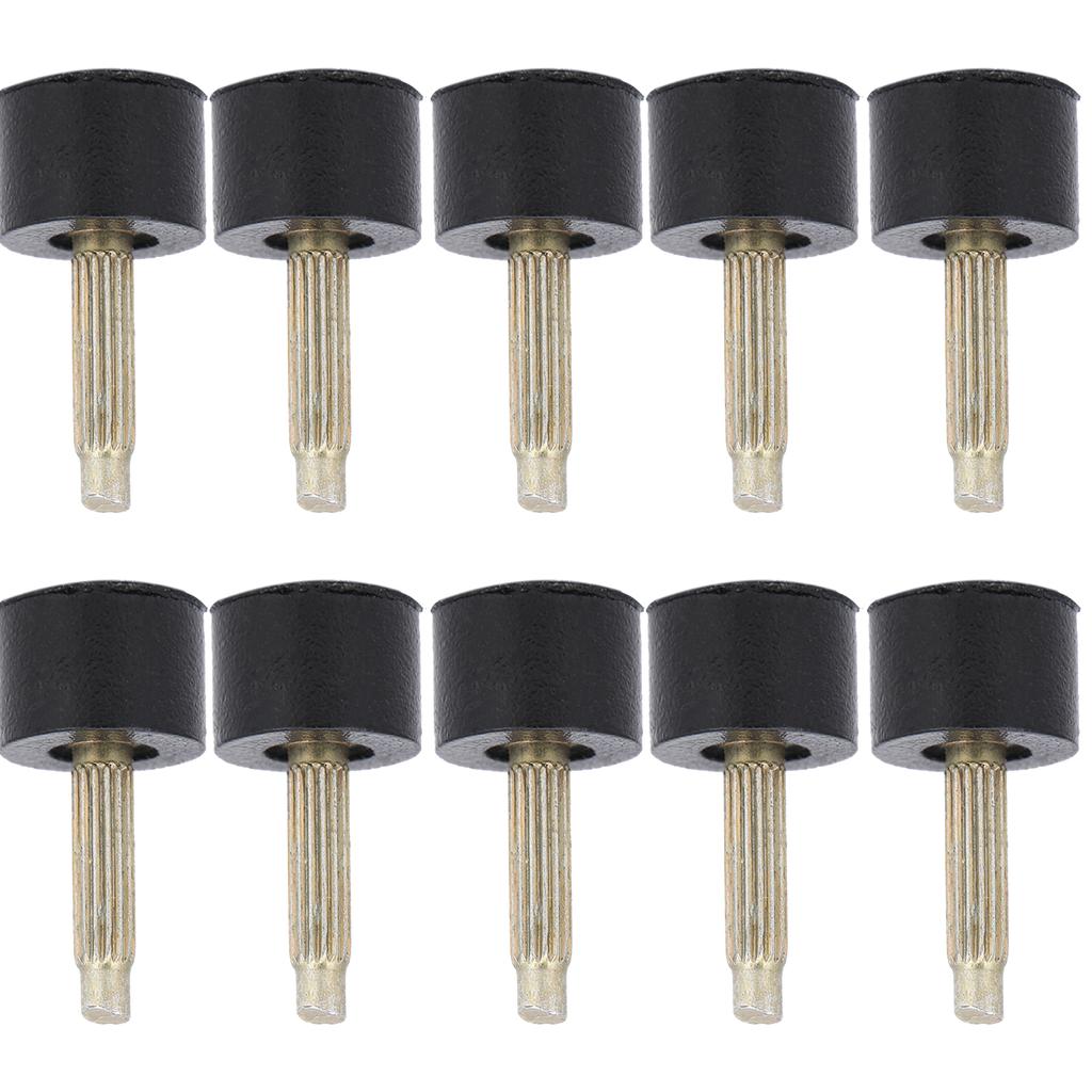 5 пар женских насадок на высокий каблук, сменные круглые нескользящие дюбели из ТПУ для ремонта обуви(600A (1см 0.39дюйма) )