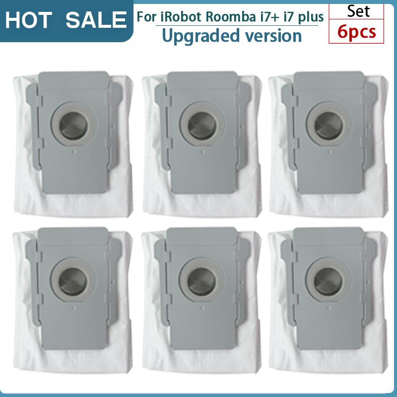 For iRobot Roomba I7+ I7 Plus E5 E6 E7 S9 S9+ Dust Bag Accessories Robot Vacuum Cleaner Bags Replacement Dirty Bags Spare Parts