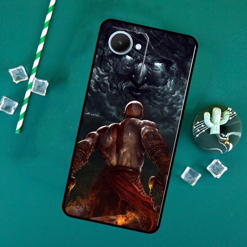Чехол God Of War для Realme C71 C75 C55 C53 C67 C61 C33 C63 C51 10 11 12 13 14 Pro Plus C65 GT7 15 Pro