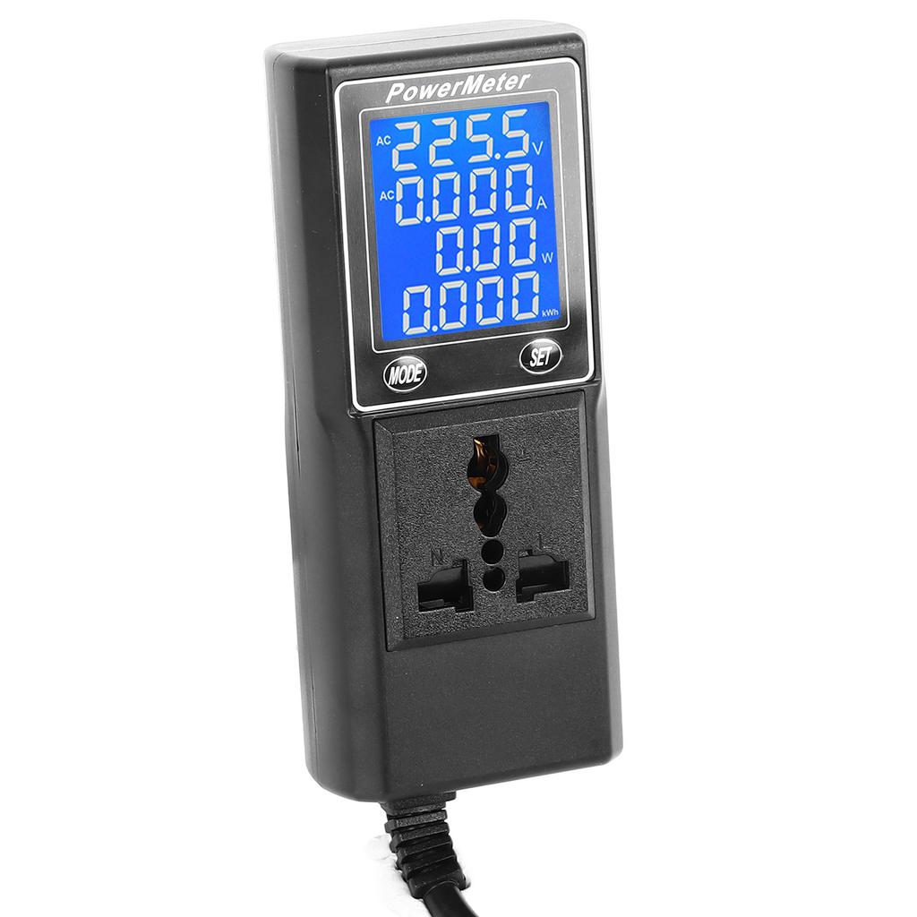 Монитор потребления электроэнергии Включаемый измеритель мощности Электрическое потребление мощности Ватт Вольт Ампер Метр