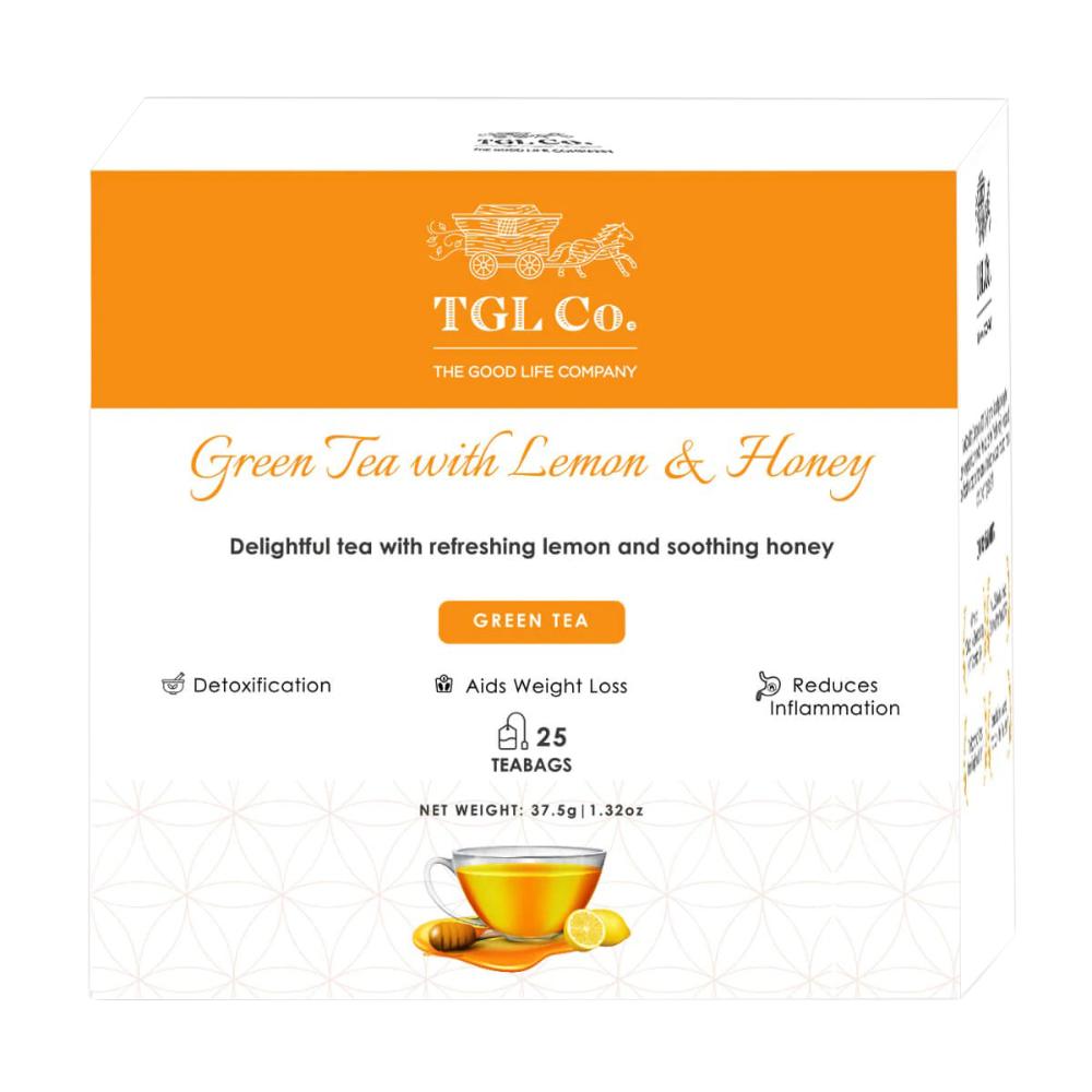 Green Tea with Lemon and Honey (25 Pak, 1.5 G), Green Tea with Lemon and Honey, TGL Co.