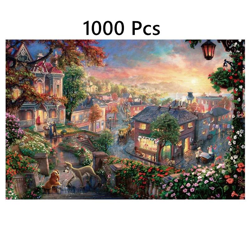 Пазл для взрослых 1000 деталей Бумажный материал Домашний декор Дружеское занятие Уникальный подарок Вдохновение для обучения