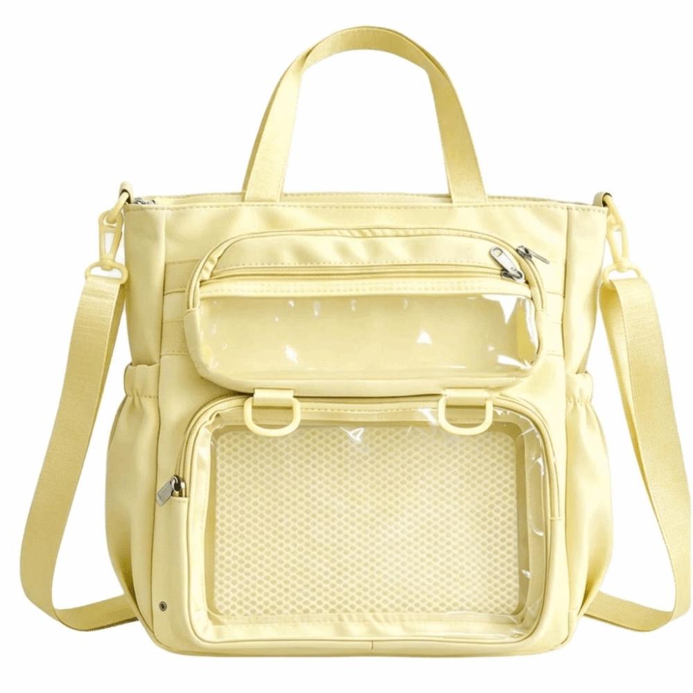 Multi-color Shoulder Bag Cream Color Crossbody Bag Fashionable Portable Tote Bag Women