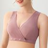 Women Nursing Bra Front Closure No Underwire Padded Soft Bralettes for Maternity Sleeping