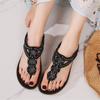Мода 2024 Лето Новый Продукт Эластичная Лента Водные Алмазы Дышащие Легкие и Удобные Большие Размеры Женские Сандалии