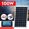 100W 18V/5V Solar Panel Kit Solar Cell USB Solar Panel with Controller For Car Yacht Battery Boat Charger Outdoor Battery Supply