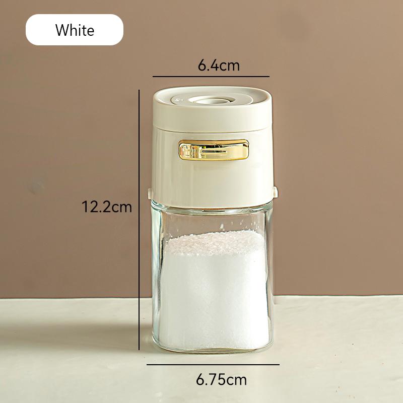 Кухонная бутылка для соли, стеклянная герметичная влагостойкая банка для приправ, многоцелевая коробка для приправ на открытом воздухе, регулируемая