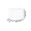 1pcs Clear Acrylic Display Case Countertop Box Organizer Stand Dustproof Protection Showcase Display Box
