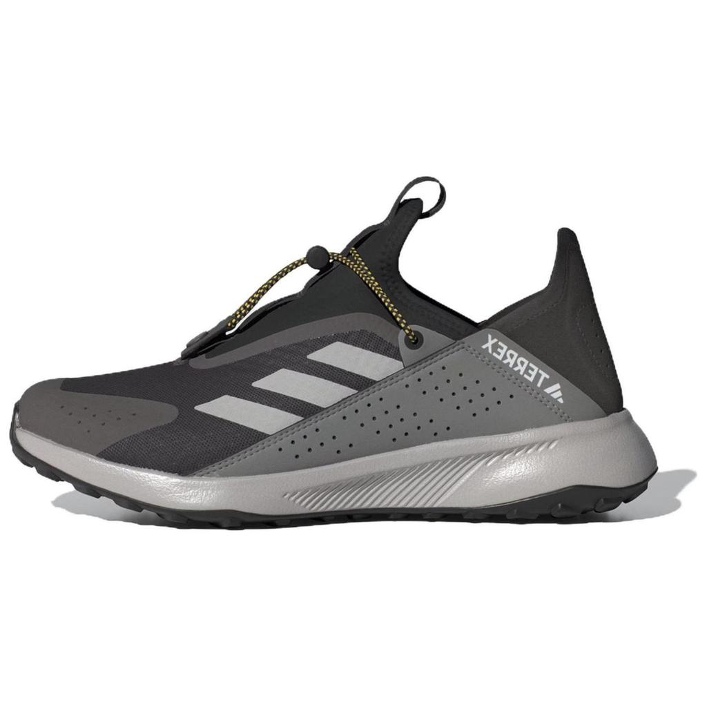 Adidas VOYAGER 21 Slip On Heat.Rdy Travel Durable Breathable Low Top Outdoor Shoes Men's Brown Gray