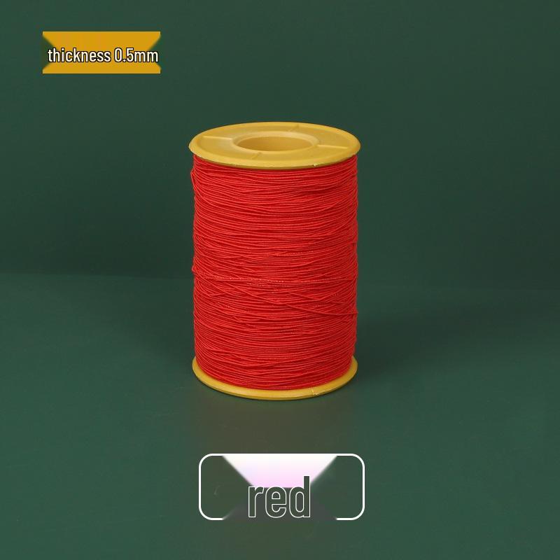 0.5mm High-Elastic Colored Sewing Thread - Super Fine, Durable, Round Cord for Clothing and Crafts