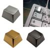 Metal Keycaps Cherry Profile for Mechanical Keyboard Switches Keycaps Black Silver Gold