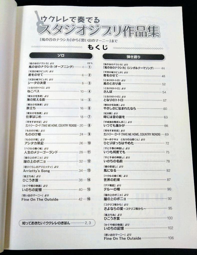 [USED] Studio Ghibli Collection: Playing on the Ukulele: From "Nausicaä of the Valley of the Wind" to "Omoide no Marnie"...