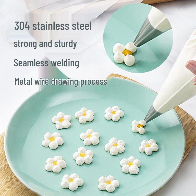 Disposable Piping Bag & Nozzle Set