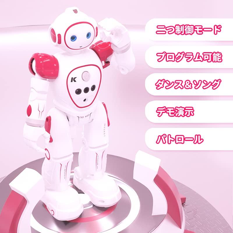 Smart Robot Toy for Kids, Multifunctional, Rechargeable - iKing AI Robot for Kids, Programmable Robot, Moving Toy, Musical Demo, LED, RC Robot, Gestur