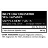 Коровье молозиво (60 кап, 500 мг), Cow Colostrum,  INLIFE