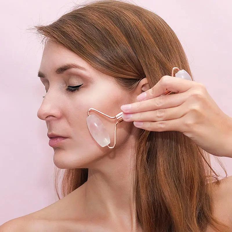 1pc/2pcs Guasha Scraper Facial Massager Gouache Scraper Face Massage Acupuncture Gua Sha Board Acupoint Eye Care SPA Detox Tool