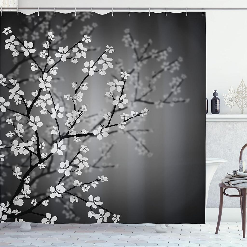 Oriental Atmosphere Warm Tone Mandala Gorgeous Life Tree Shower Curtain, Fabric Bathroom Decorative Shower Curtain With Hook