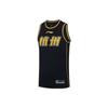 Баскетбольный тренировочный жилет Li Ning CBA с логотипом и круглым вырезом, черный AAYS411-1