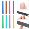 20/100Pcs 100/180 Grit Wooden Nail Files Compact Portable Multipurpose DIY Disposable Nail Files Manicure Tool Set
