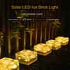 Solar Garden Lights Ice Brick Lights Led Ice Cubes Buried Outdoor Lawn Garden Steps Landscape Decoration Atmosphere Lights