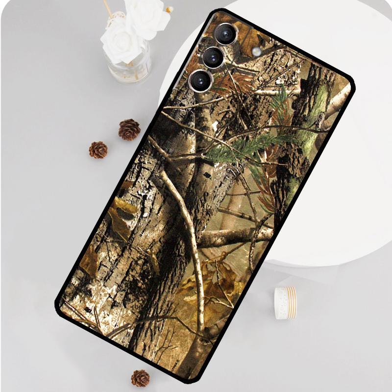 Камуфляжный охотничий чехол для телефона Samsung Galaxy S26 S25 S24 S20 S21 S22 S23 Ultra S10 Plus S25 FE Funda Cover
