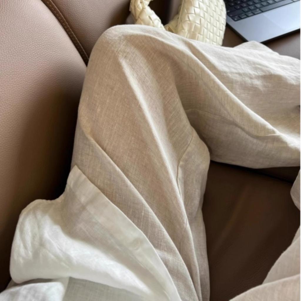 Расклешенные брюки с высокой талией, женские, свободного кроя, драпированные, утягивающие, повседневные, зауженные, прямые брюки, тонкий фасон