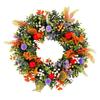 Artificial Summer Wreath Spring Wreath for Front Door Farmhouse Garden Wedding Party Indoor and Outdoor Decorations