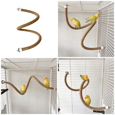 Попугаи Grinding Scratchers Prech Cage Mount Подставка для клетки с птицами Игрушечный стержень Подставка для качелей Игрушка Grinding Pech Supplies