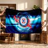 Cruz Azul (23) Personalized Name Blanket Soft Cozy Gift for Sofa Bed Couch Home Decoration
