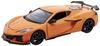WELLY 1/24 Chevrolet Corvette Z06 (2023) Готовый продукт оранжевого цвета