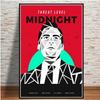 Уровень угрозы Полночь ТВ-сериал Холст Картина Плакаты и принты Настенная картина Абстрактная декоративная картина для домашнего декора Plakat