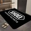 Shoei Helmet Logo Floor Mat Retro Multiple Choice Living Room Kitchen Rug Non-Slip Modern Home Decor