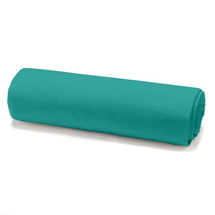 Drap housse - LA MAISON D'AMELIE - INTIMITY - 140x190 cm - 100% coton - Diabolo Menthe
