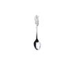 1 Pc Stainless Steel Rose Spoon Flower Handle Coffee Tea Small Stirring Ice Cream Dessert Spoon
