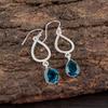Apatite Gemstone 925 Sterling Silver Jewelry Handmade Earrings1.90" Gift For Her EE-16-12