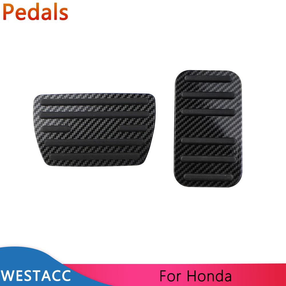 Автомобильные педали для Honda CRV 2017-2022 Civic 10th 2016-Accord 9th 2013-2017 Чехлы на педали тормоза акселератора