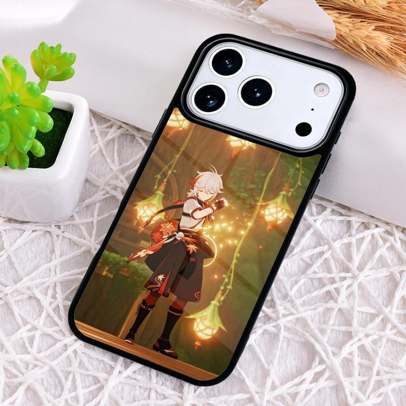 Genshin Impact Kaedehara Kazuha print Phone Case for iPhone 17 Air 16 15 11 12 14 13 Pro Max Shockproof Cover