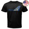 Atlas Air Airlines Airways Men's Black Size S To 3XL