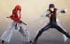 TAMASHII NATIONS Rurouni Kenshin Swordsman Romantic Shinomori Aoshi Approximately 165mm Painted Movable Figure S.H.Figuarts -Meiji Story- PVC&ABS