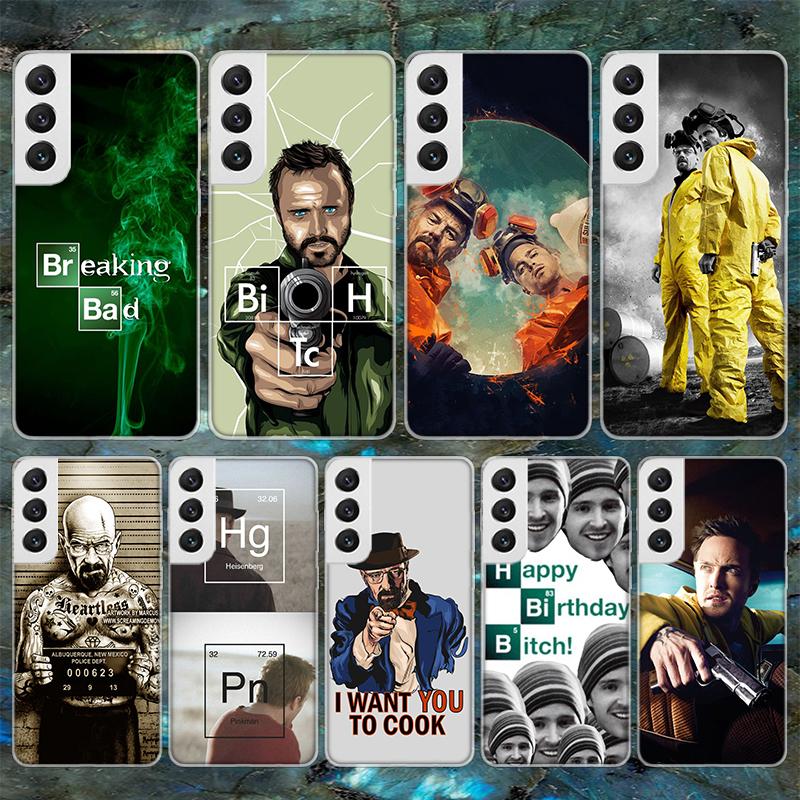 Мягкий чехол для телефона Breaking Bad TV для Samsung Galaxy S24 S23 S22 S25 Ultra S21 Plus S20 FE S10 + S25 Edge Рисунок Capa Galaxy S24