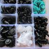 Mixed Auto Fastener Clip Plastic Box-packed Car Door Bumper Fender Liner Fixed Clips 456pcs with Remover Tool