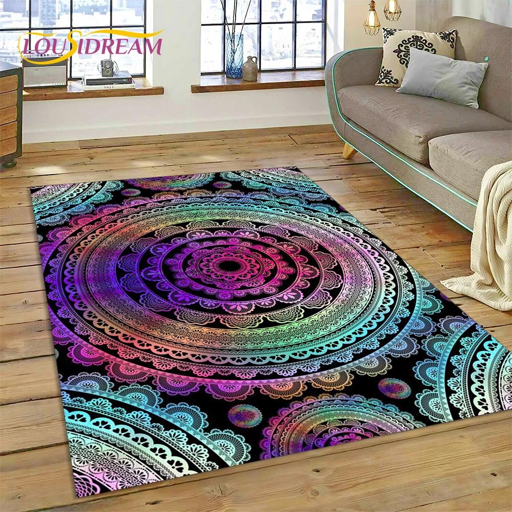 Медитация Мандала Богемия Дух Природы Ковер Коврик для Йоги для Дома Гостиной Спальни Дивана Придверный Коврик Декор, Ковер с Областью Нескользящий Коврик